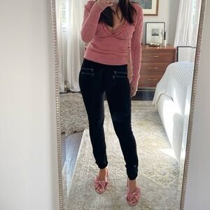 PAIGE High Rise Edgemont Velvet Jean